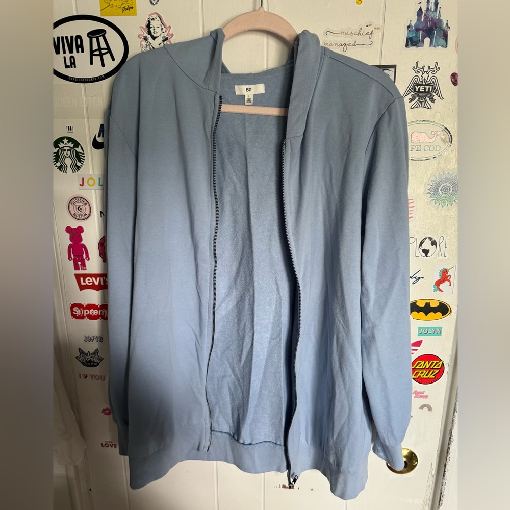 Women’s Large Blue Zip Up